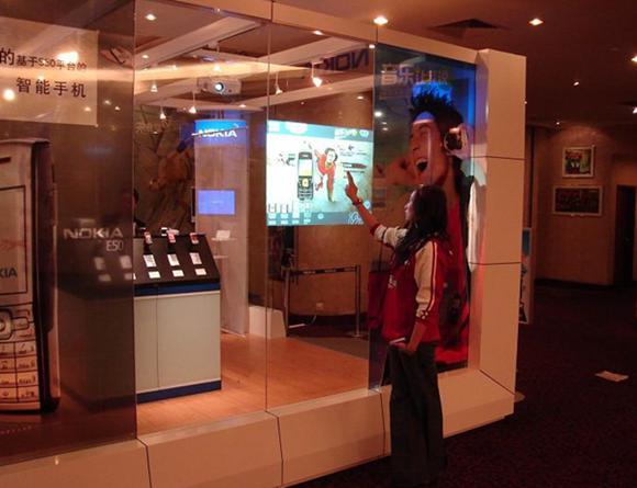 互動(dòng)投影櫥窗