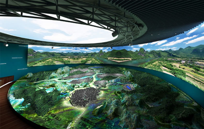 旅游景點(diǎn)數(shù)字沙盤(pán)