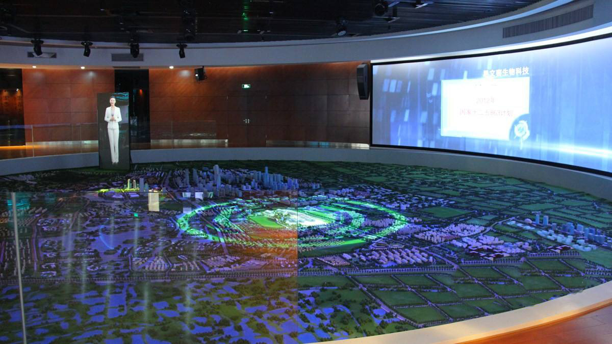 語(yǔ)音解說聯(lián)動(dòng)型數(shù)字沙盤