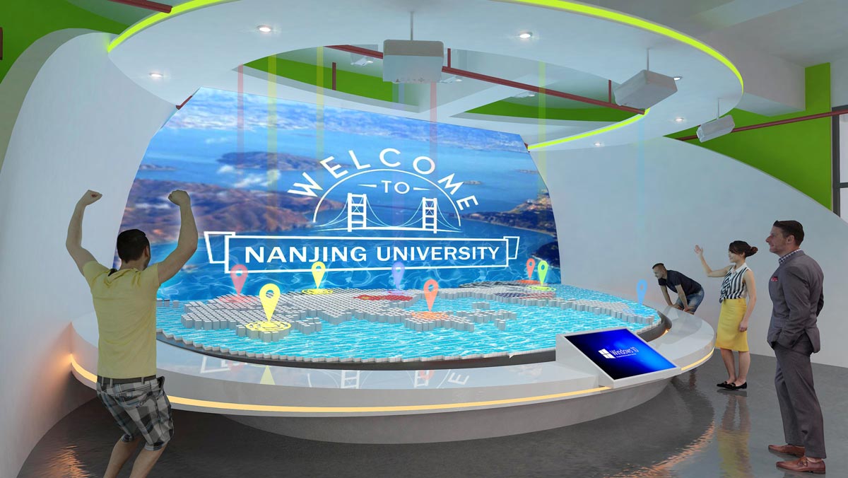 南京大學(xué)雙創(chuàng)成果展示規(guī)劃館設(shè)計(jì)效果圖-沙盤